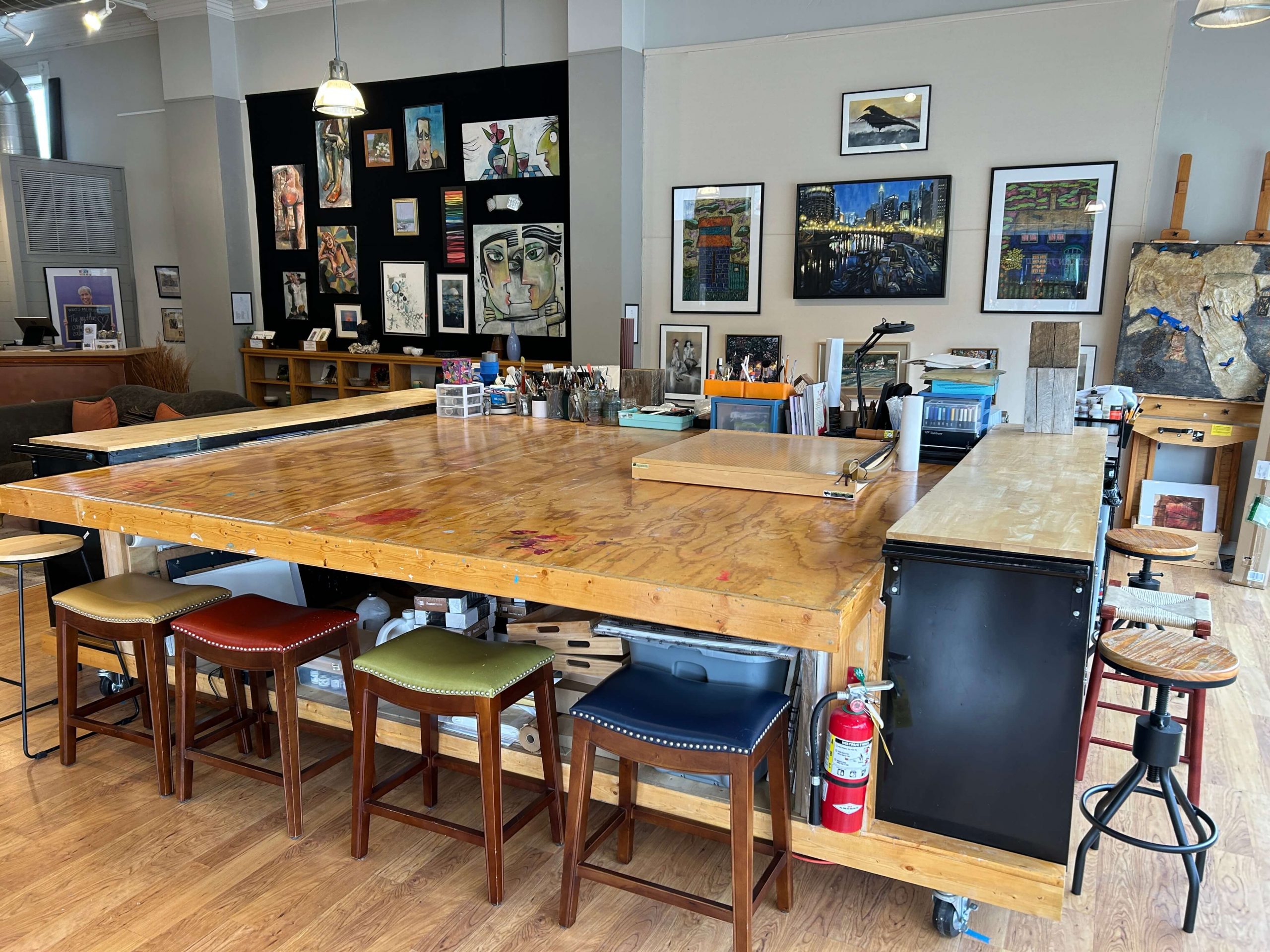 Workshop and Art-ing Magic Table